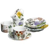 Rosanna Secret Garden Teacups & Saucers