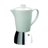 Legnoart CW-11 TWIST Moka 6 Cup Coffee Maker, 6 Cups, Designed by Robin Levien