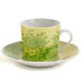 Floral Multicolor Espresso Cup & Saucer Demitasse set