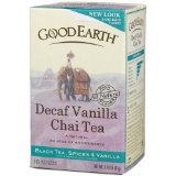 Good Earth Chai Vanilla, Decaffeinated, Tea Bags