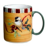 Lenox Winter Greetings Everyday Stoneware Chickadee Mug
