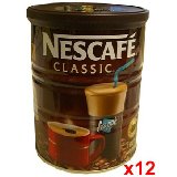 Nescafe Instant Coffee Case of 12 200 gram cans