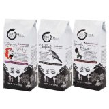 BuyWell Coffee, 100% Fair Trade Organic, Single Origin Sampler Pack: Peru, Guatemala, Sumatra